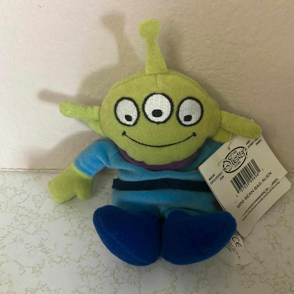 FINAL MARKDOWN Disney Alien Plush Toy - Green and Blue